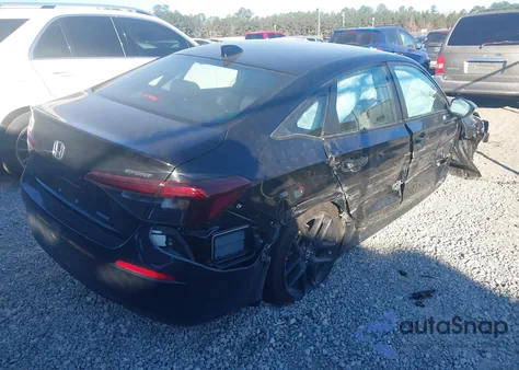 2025 Honda Civic Hybrid Sport/Sport Touring z USA, uszkodzony, nr VIN 2HGFE4F82SH301062